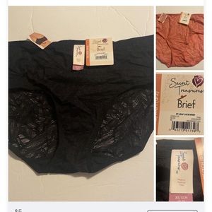 💜 Bundle of 2 pairs Women’s Secret Treasures Leaf Lace Briefs